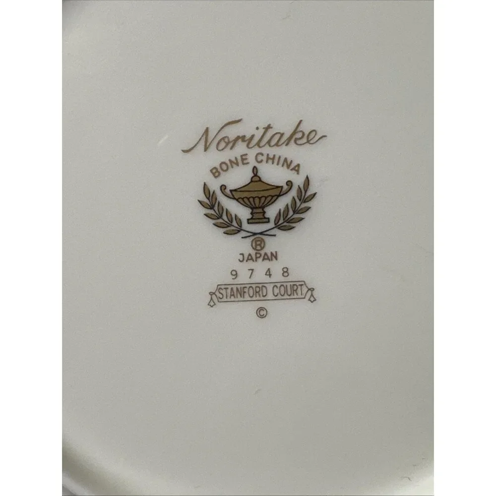 Vintage Noritake Stanford Court Plates (Set of 2) – Shell Motif Bone China